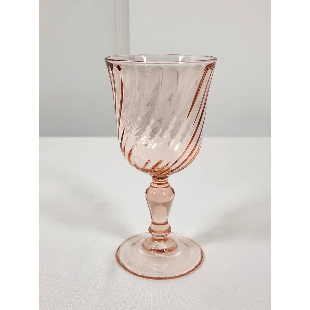 VTG Cristal D'Arques Durand Rosaline Pink 5 3/4
